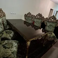 میز نهار خوری سلطنتی تاج دار
