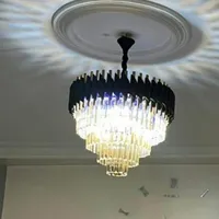 لوستر لوله ای کریستال کاردی مدرن|لوستر و چراغ آویز|مشهد, فرهنگ|دیوار