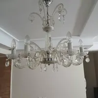 ۲عددلوستر ۶شاخه کریستال