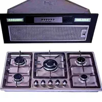 اجاق گاز رومیزی 5شعله صفحه ای استیل توکاربوش+ضمانت