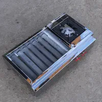 بابیکیوکبابپزگازی استیل مدل اجاقدار ۷۰×۳۵