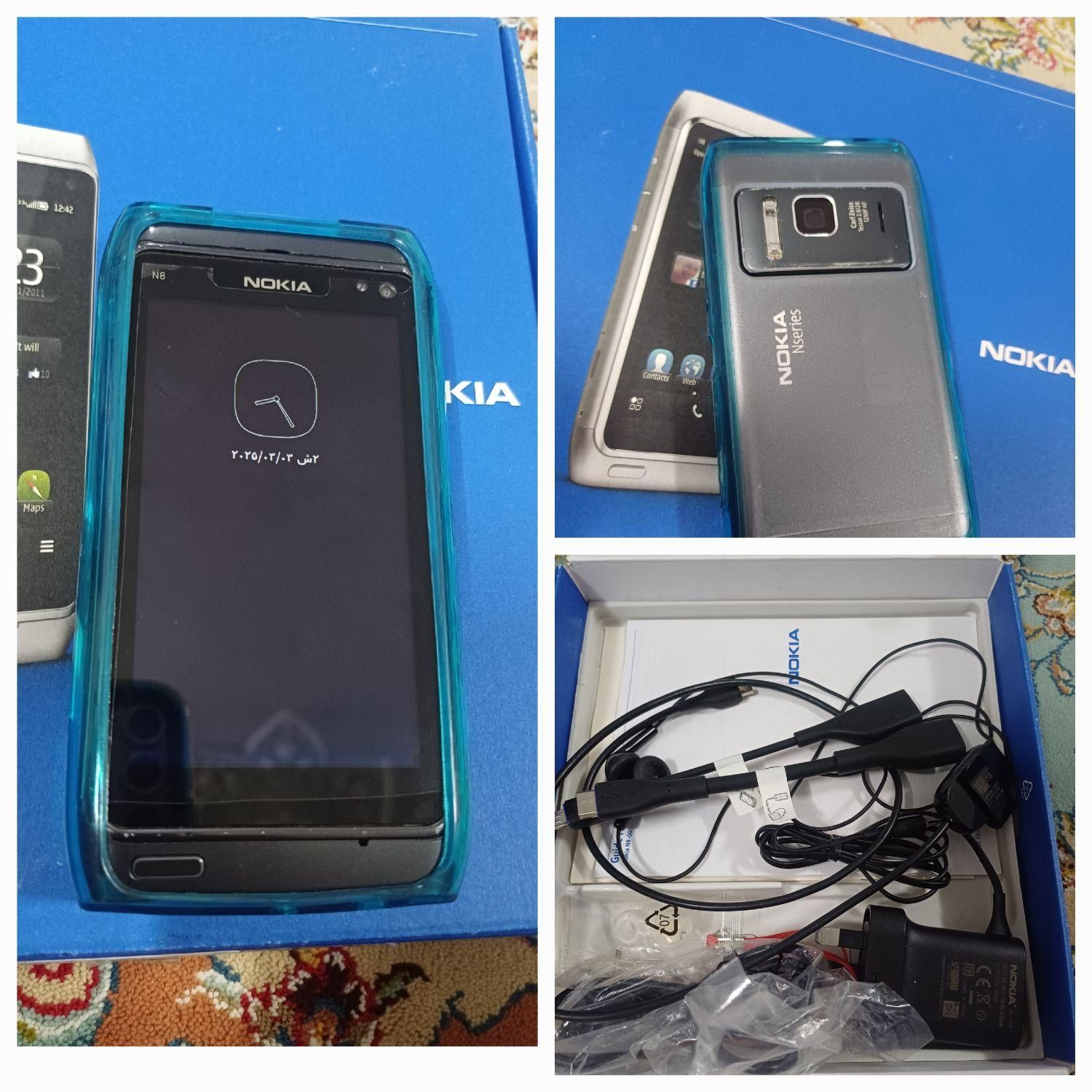 نوکیا n8 نوکیا 6630 با جعبه انتقال مالیکت|موبایل|تهران, ونک|دیوار