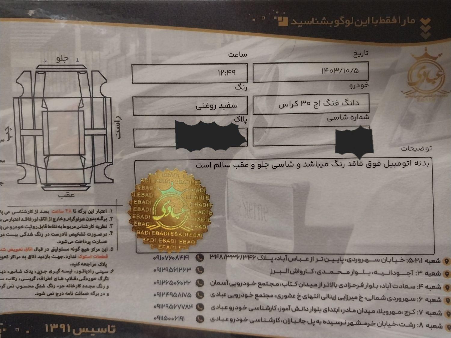 دانگ فنگ H30 کراس، مدل ۱۳۹۷ بیرنگ|خودرو سواری و وانت|تهران, قیطریه|دیوار