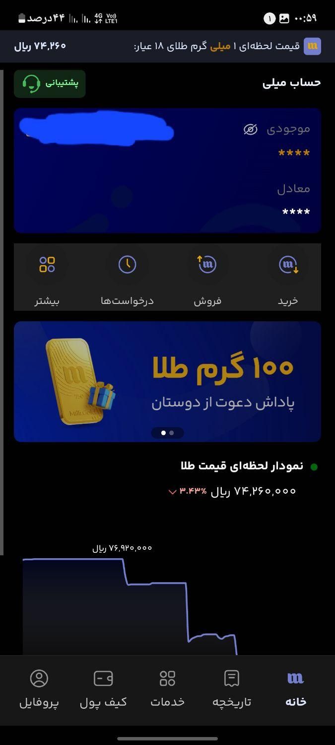 برنامه میلی|کارت هدیه و تخفیف|دوگنبدان, |دیوار