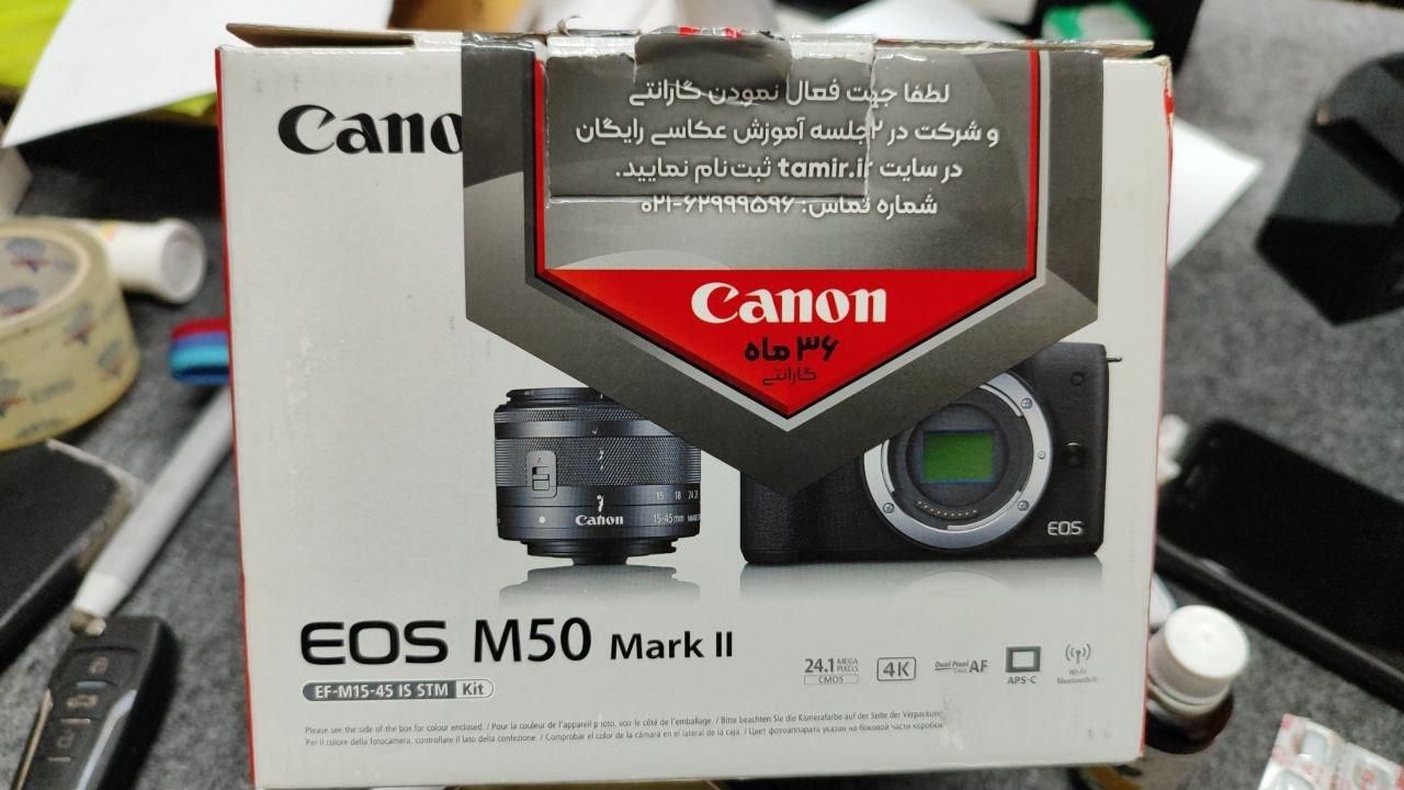 دوربین کنون EOS M50 Mark II( زیر قیمت)|دوربین عکاسی و فیلم‌برداری|تهران, یوسف‌آباد|دیوار