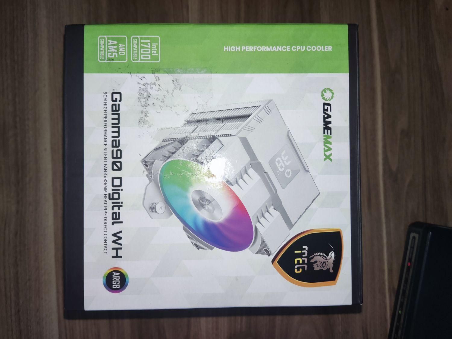 فن خنک کننده cpu gamma 90 digital wh|قطعات و لوازم جانبی رایانه|بروجرد, |دیوار