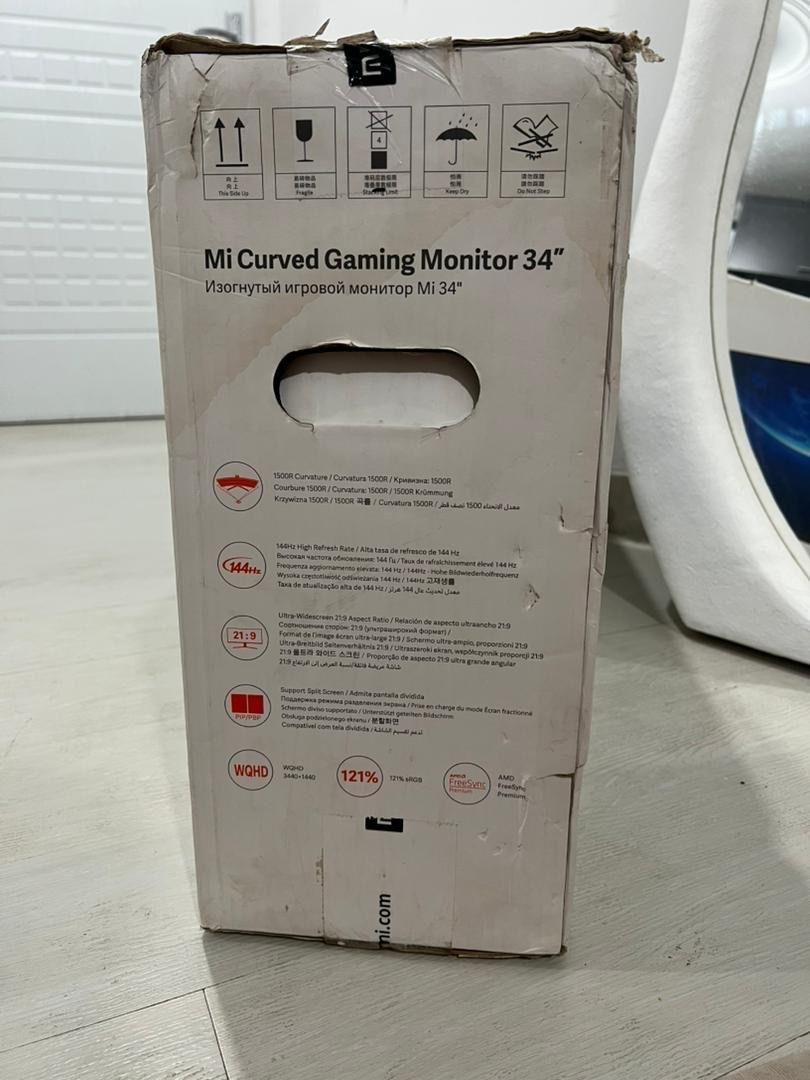 مانیتور گیمینگ شیائومی 34 اینچ مدل Mi Curved|قطعات و لوازم جانبی رایانه|تهران, زاهد گیلانی|دیوار