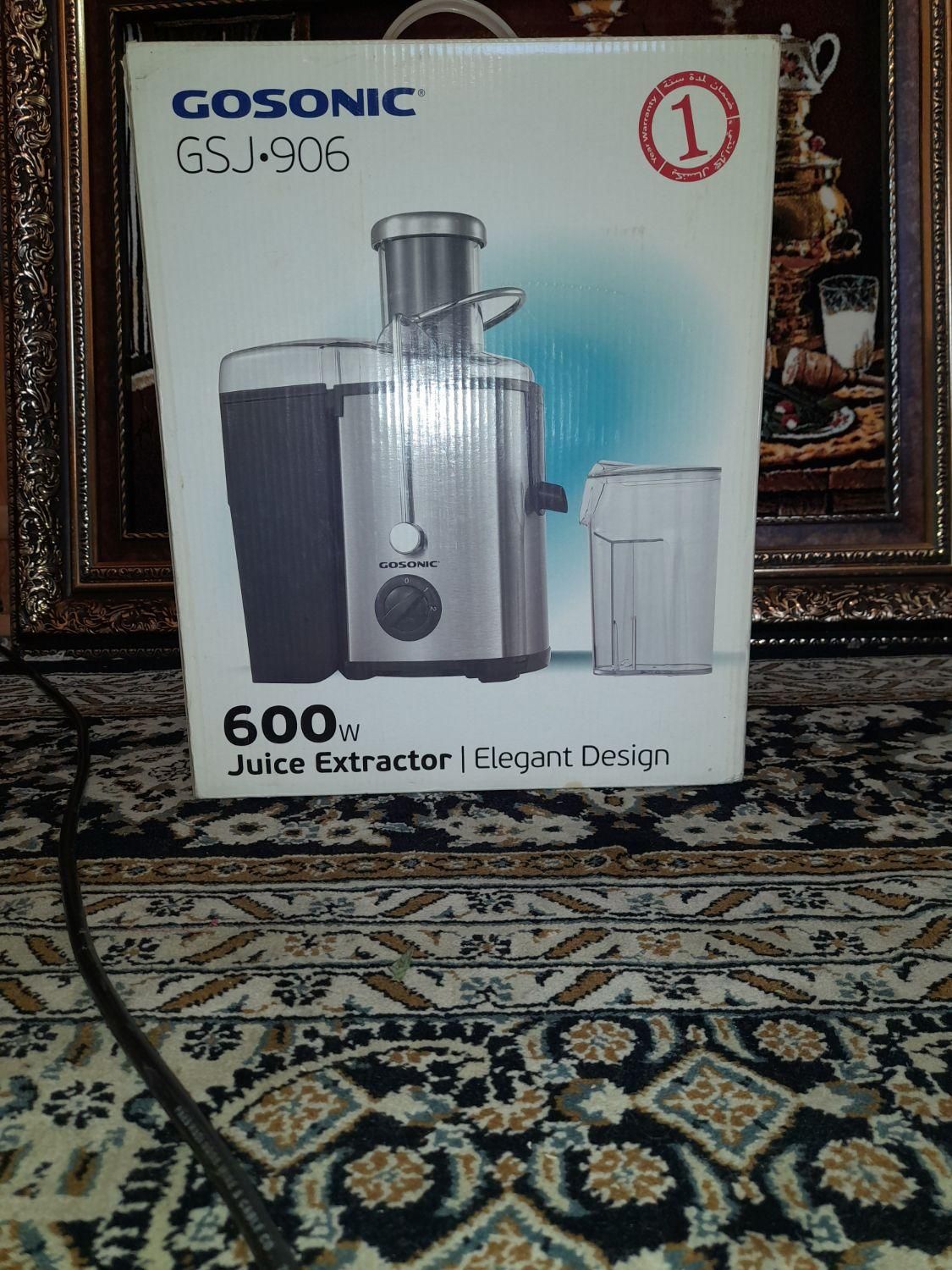 آبمیوه گیری نو مدل.  GOSONIC GSL.906|آبمیوه‌گیر و آب‌مرکبات‌گیر|اصفهان, شهرک زاینده رود|دیوار