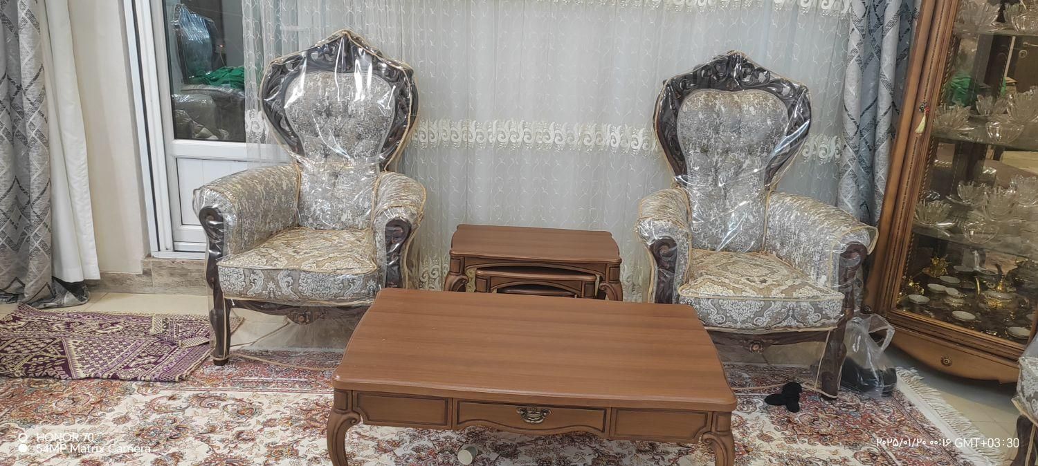 مبلمان 9نفره استیل|مبلمان خانگی و میز عسلی|تهران, امین حضور|دیوار