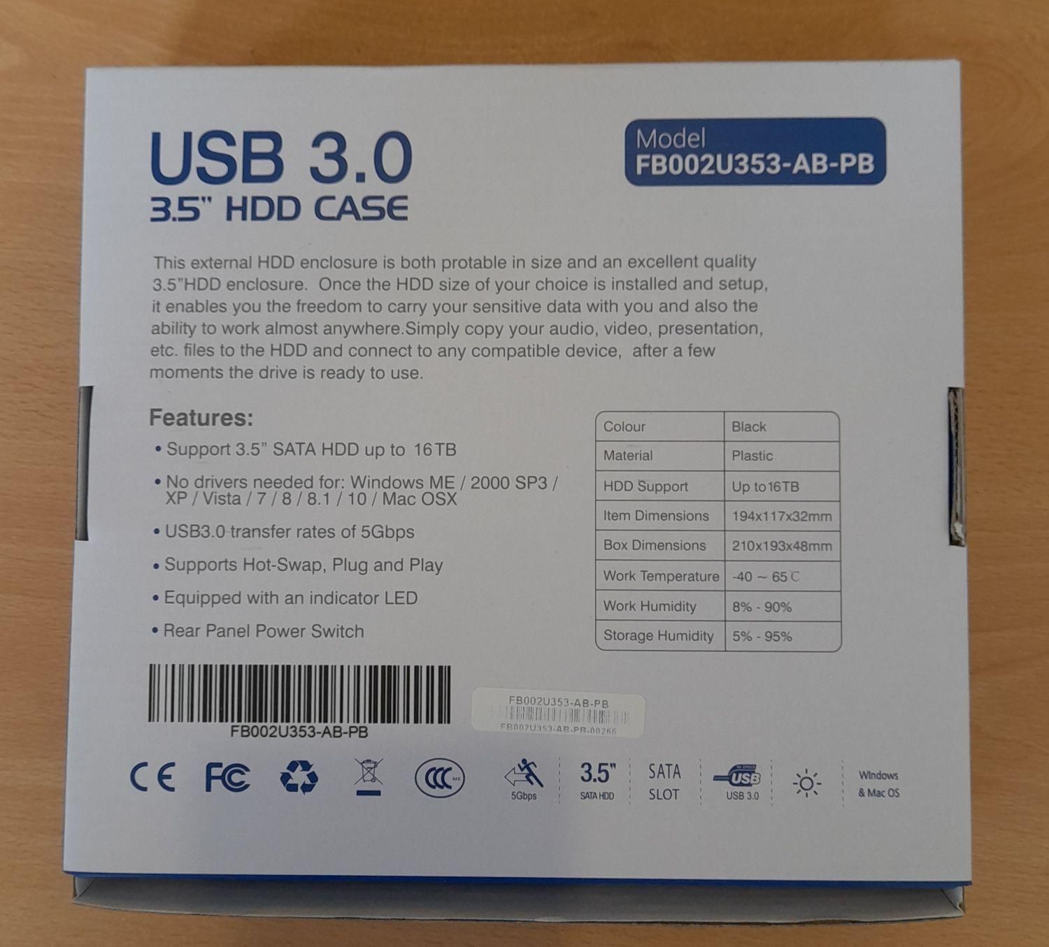 باکس قاب تبدیل هارد اکسترنال کیس ۳/۵+۲/۵ USB 3.0|قطعات و لوازم جانبی رایانه|تهران, دانشگاه تهران|دیوار