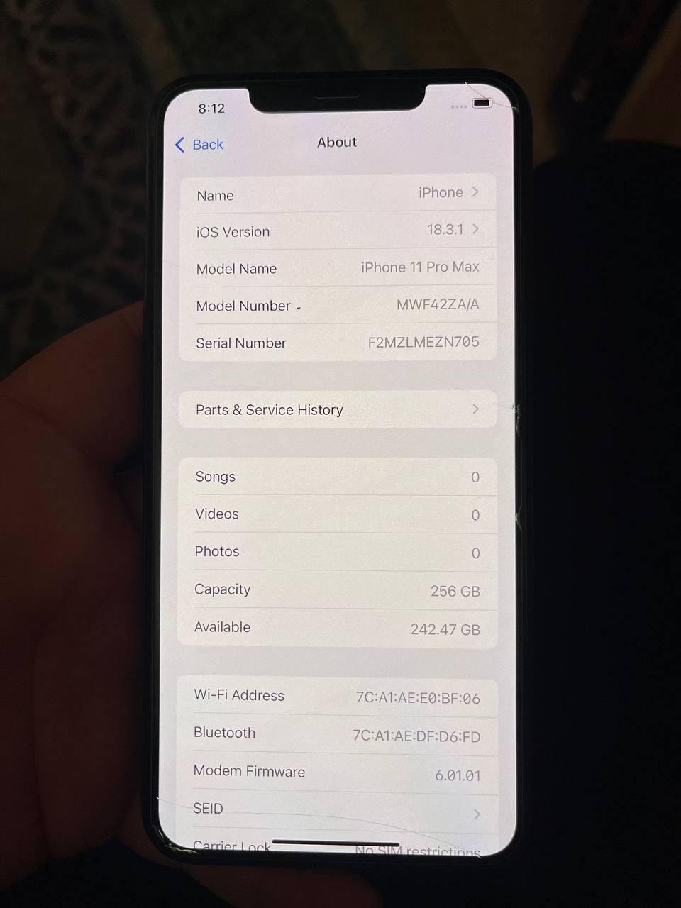 iphone 11 pro max/256gig/zaa|موبایل|تهران, دکتر هوشیار|دیوار