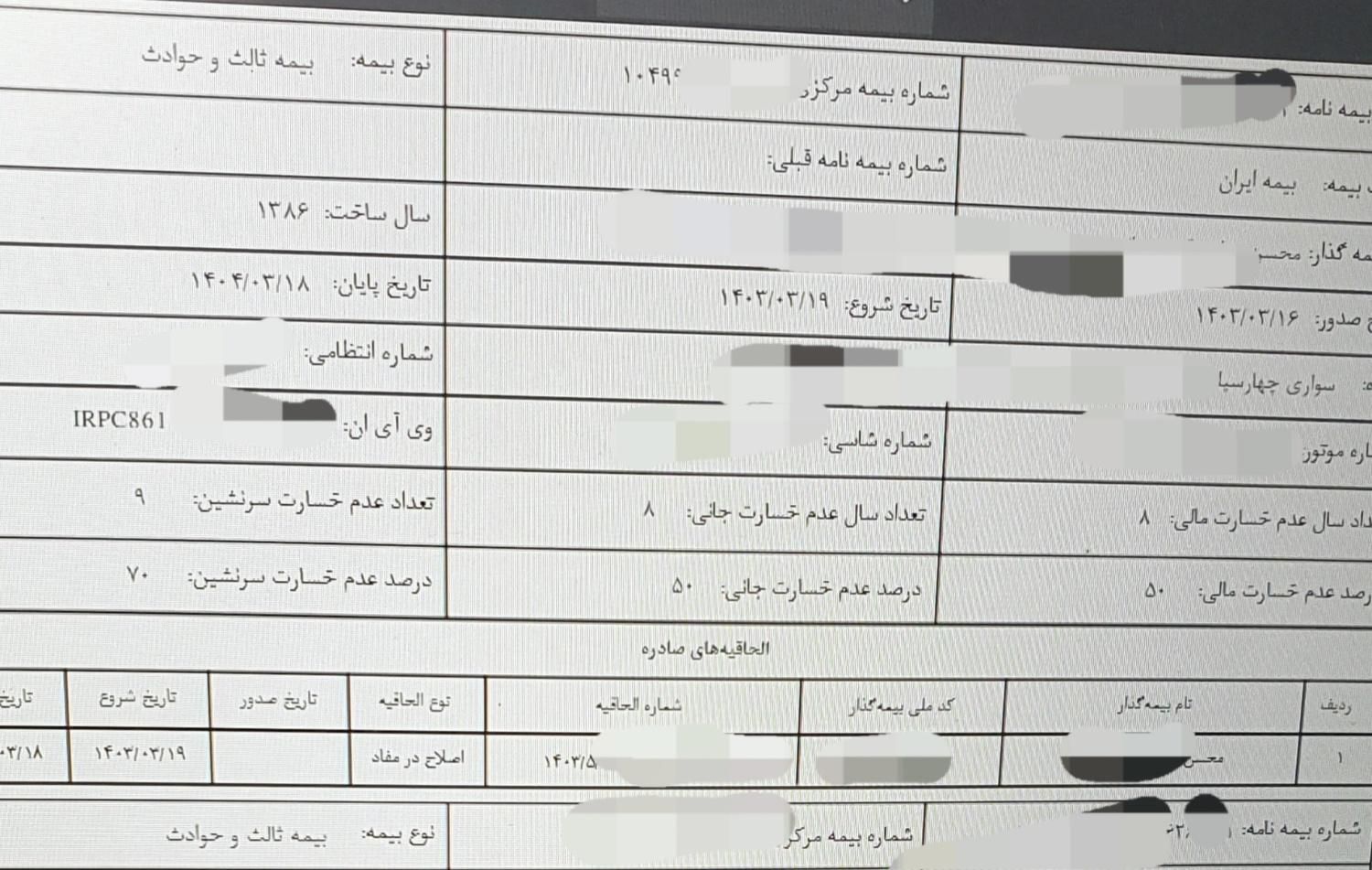انجام تمام امور قرارداد بیمه استعلام و قبوض خلافی|خدمات مالی، حسابداری، بیمه|تهران, زنجان|دیوار