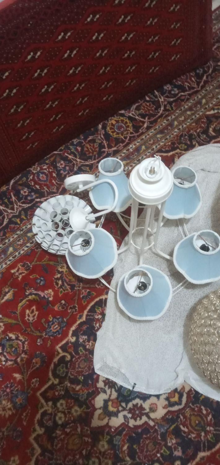 لوستر۸ و ۴ و ۳ شاخه|لوستر و چراغ آویز|تهران, جنت‌آباد شمالی|دیوار