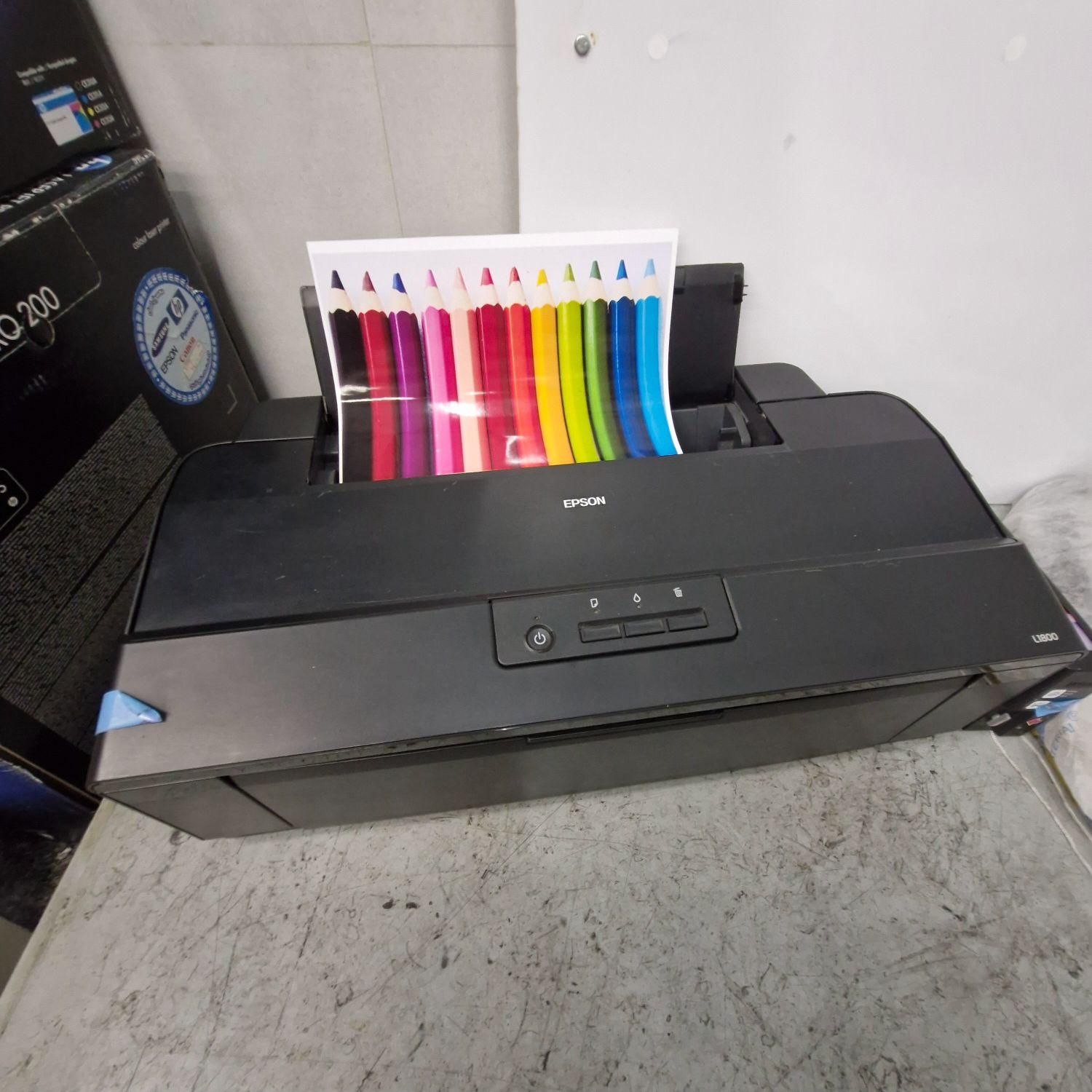 پرینتر ۶رنگ l1800 اپسون مشابه آکبند a3 epson|پرینتر، اسکنر، کپی، فکس|تهران, میرداماد|دیوار