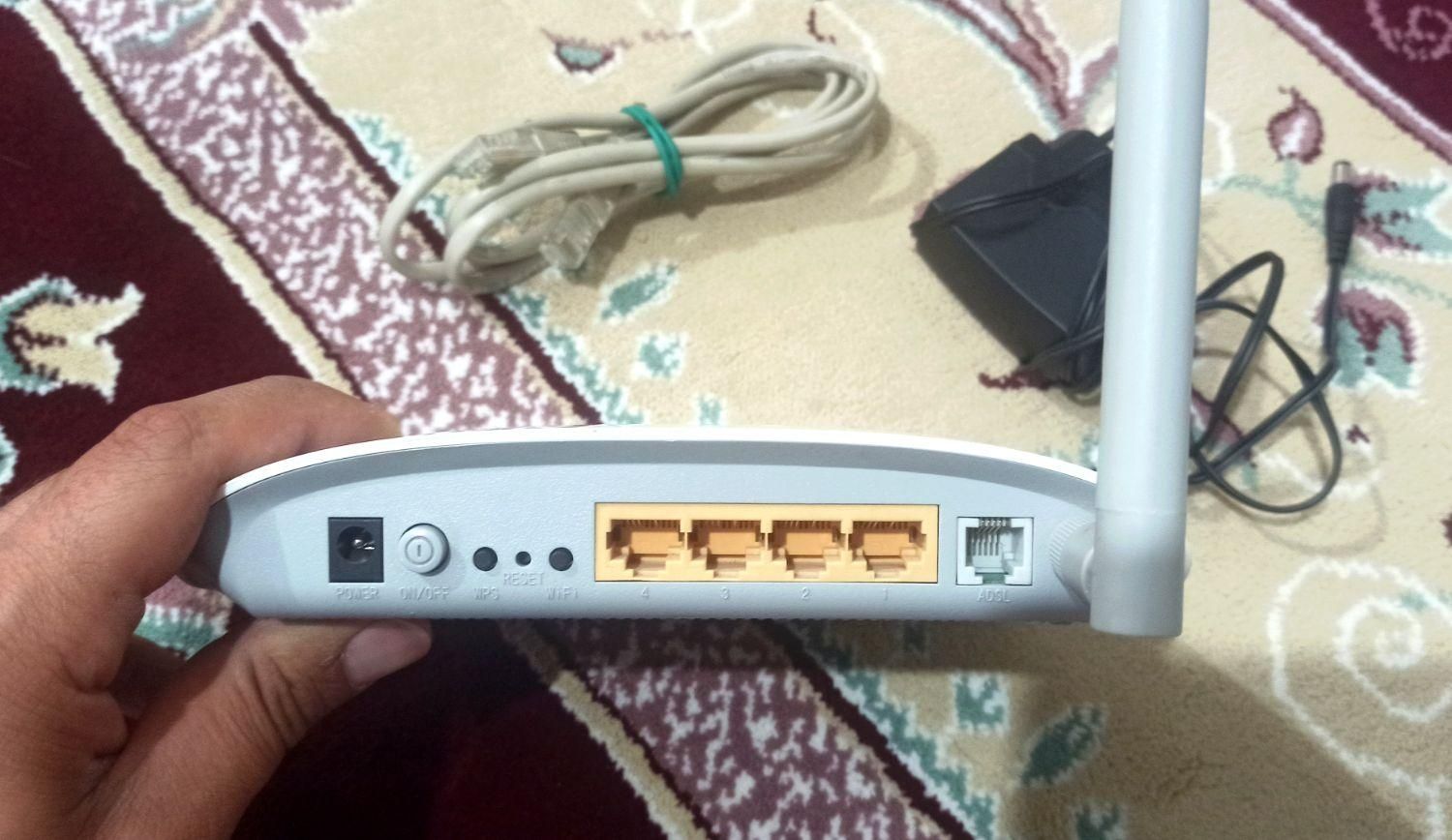 مودم ADSL وای فای تی پی لینک|مودم و تجهیزات شبکه|قم, چهل درخت‎|دیوار