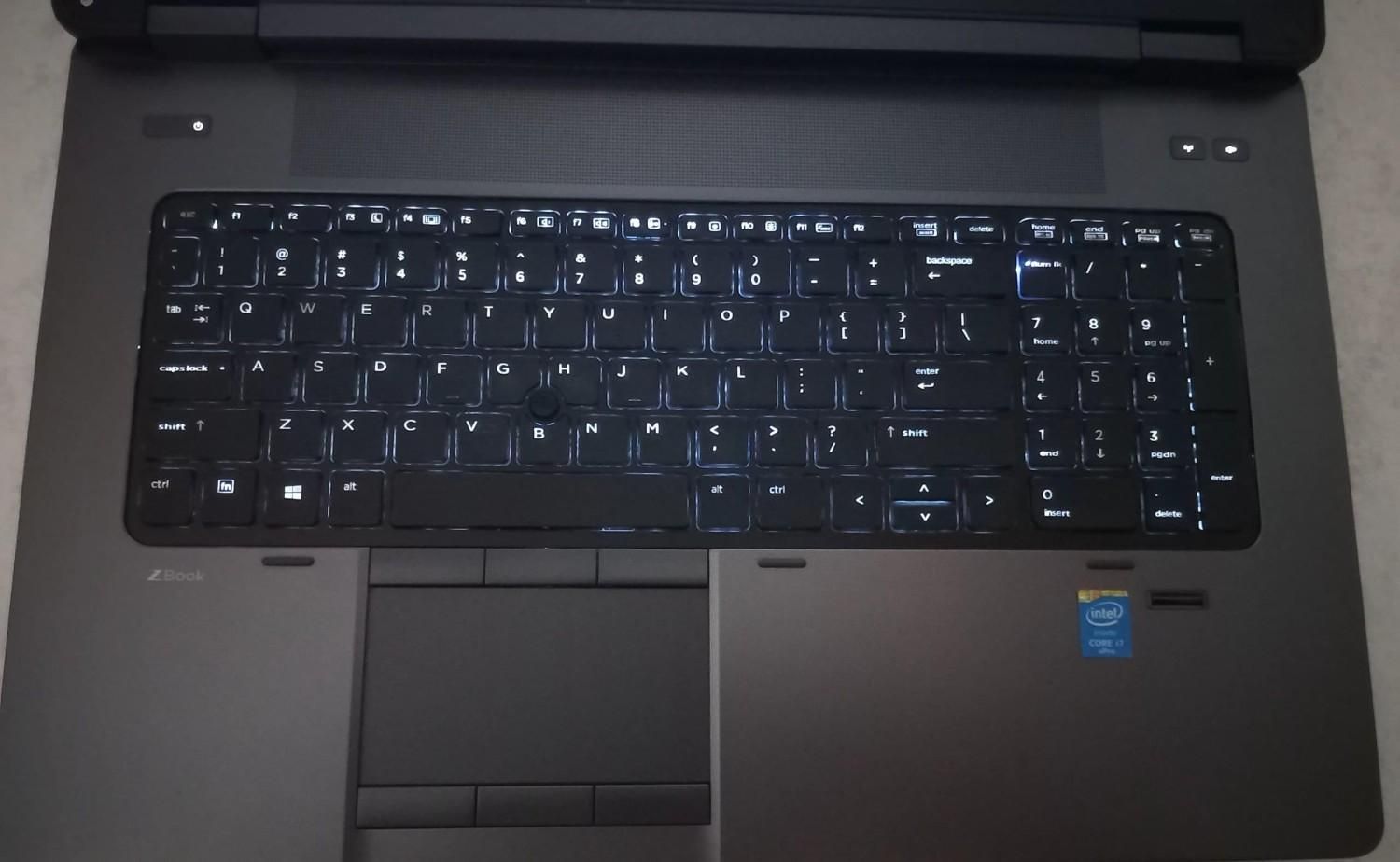 لپ تاپ ZBOOK HP گرافیگ 4 دوهارده ۱۷ اینچ|رایانه همراه|اهواز, طالقانی|دیوار