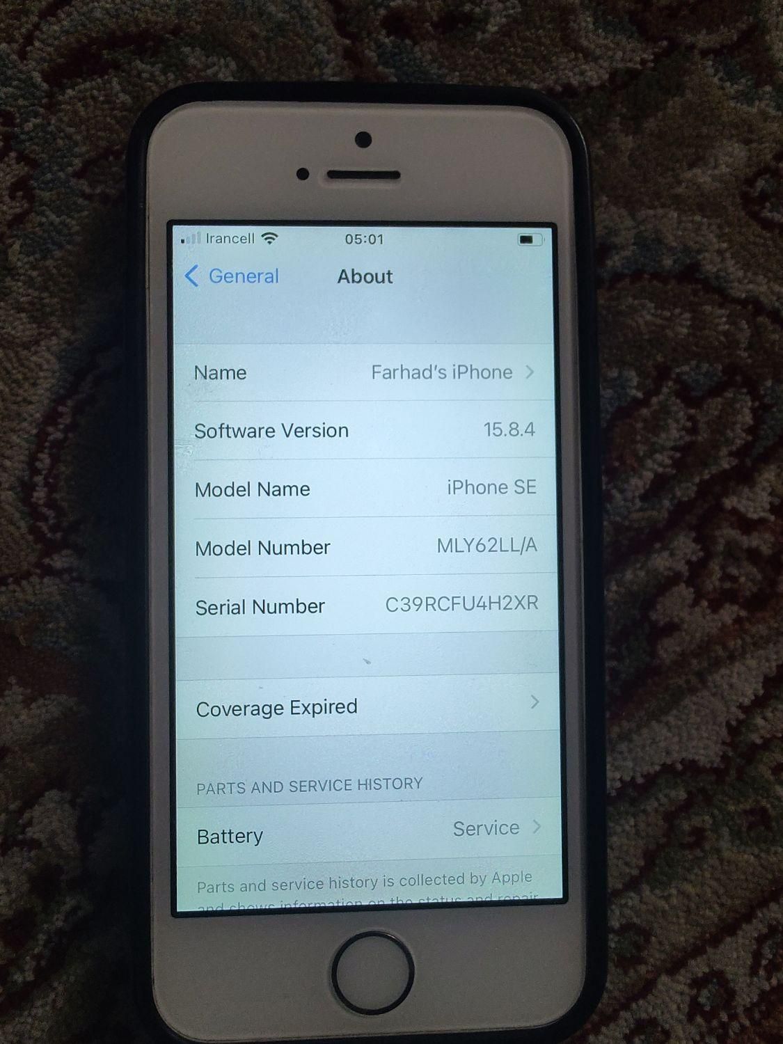 گوشی آیفون SE 16GB رزگلد|موبایل|تهران, دریان‌نو|دیوار