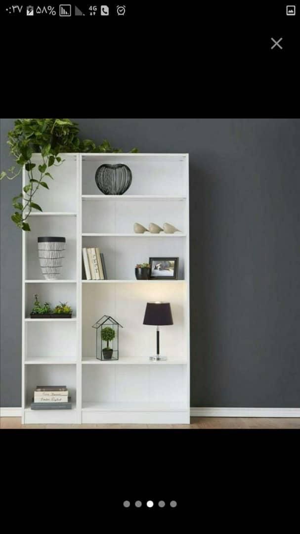 کتابخانه۱۸۰ شبکه ای درب دار جای زونکن فلزی|کتابخانه، شلف، قفسه‌های دیواری|تهران, نعمت‌آباد|دیوار
