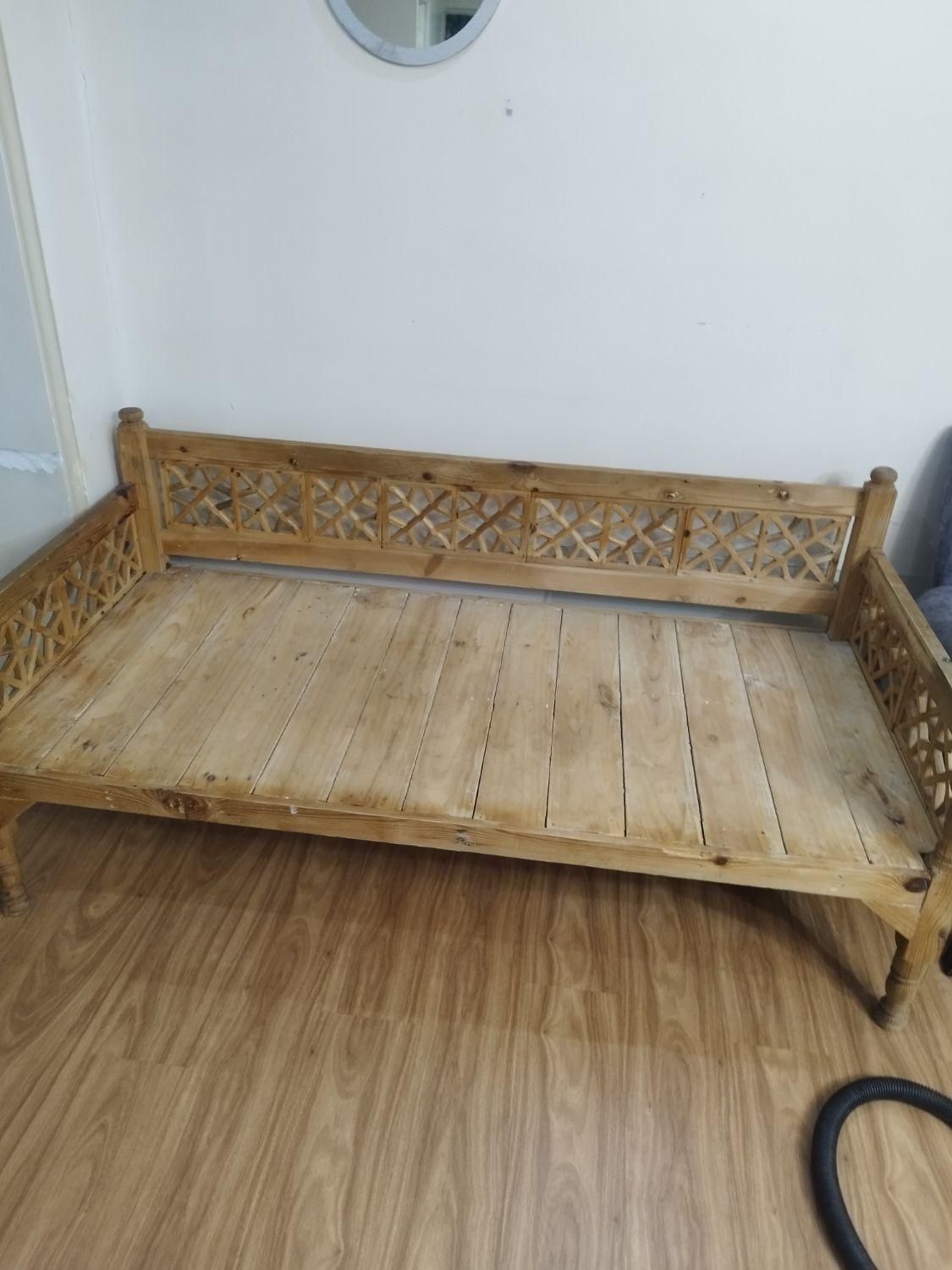 تخت سنتی چوبی|تخت و سرویس خواب|تهران, صاحب الزمان|دیوار