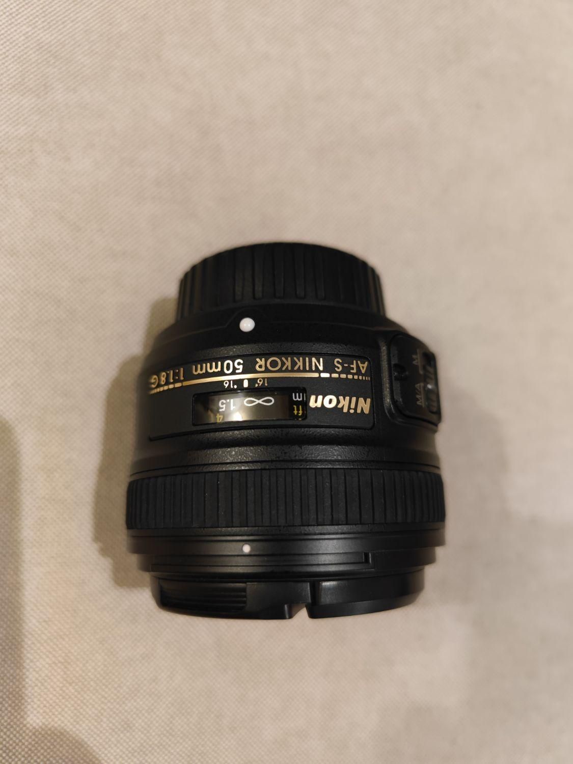 لنز نیکون Nikon af-s Nikkor 50mm f/1.8G|دوربین عکاسی و فیلم‌برداری|تهران, ستارخان|دیوار