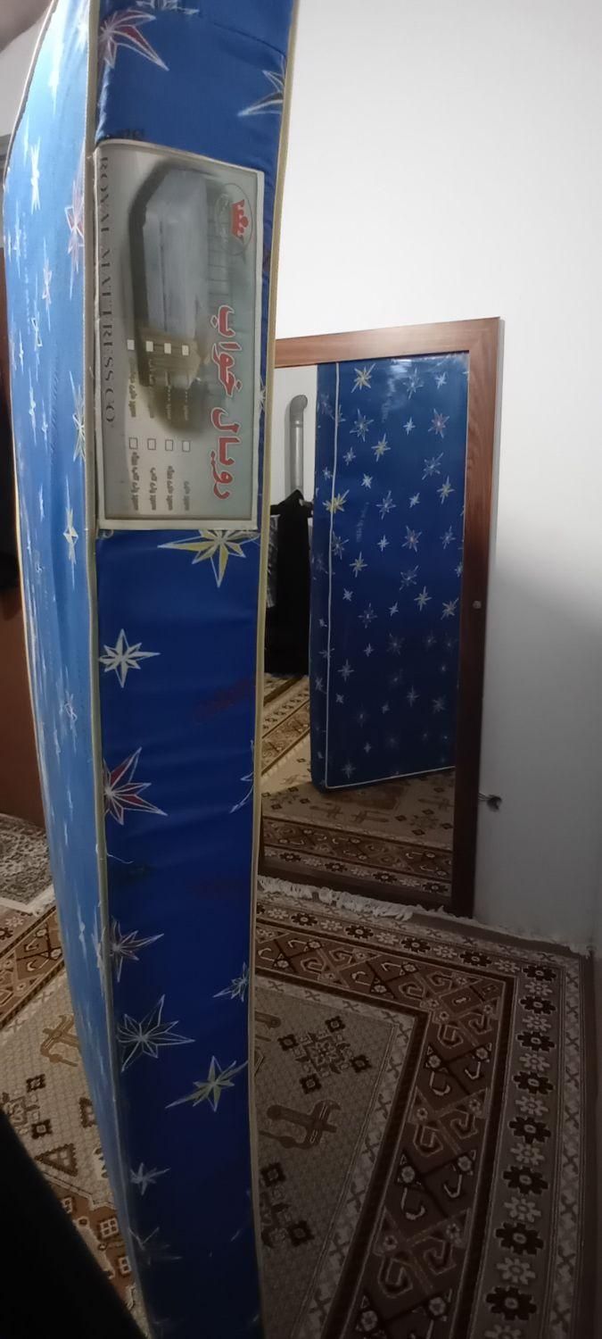 تشک رویال خواب تازه در حد نو|تشک تختخواب|لاهیجان, آهندان|دیوار