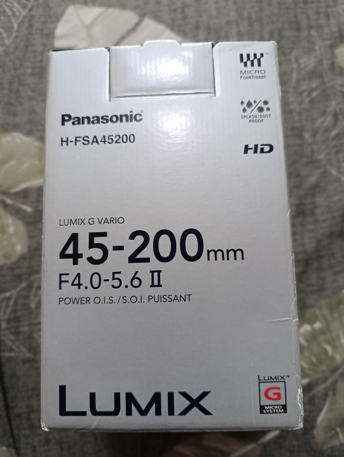 لنز  Panasonic نو حتی به دوربین نخورده وارداتی|دوربین عکاسی و فیلم‌برداری|تهران, تهرانپارس شرقی|دیوار