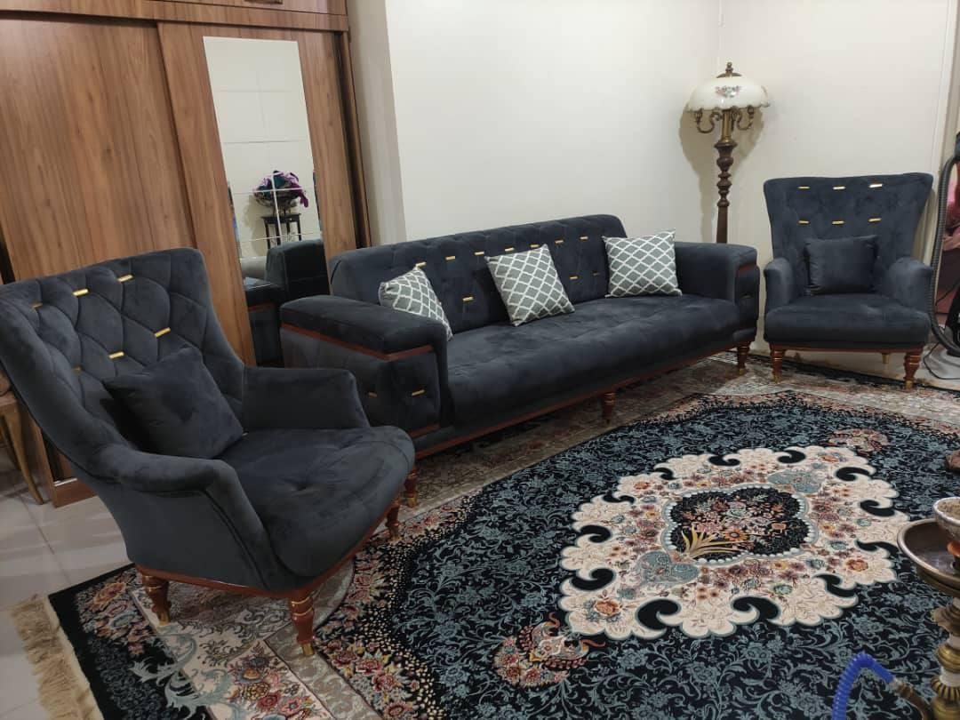 مبلمان ۵نفره راحتی|مبلمان خانگی و میز عسلی|تهران, امامزاده قاسم|دیوار