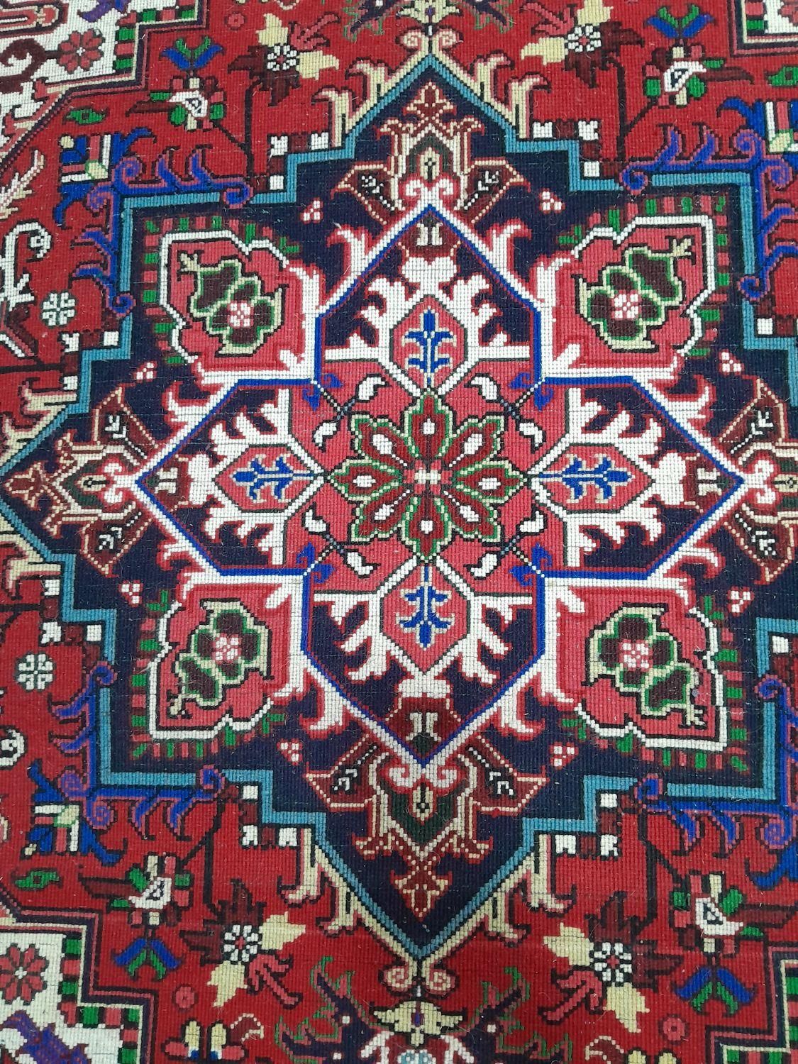 یک تخته قالیچه هریس تاجری اصل|فرش|مراغه, |دیوار