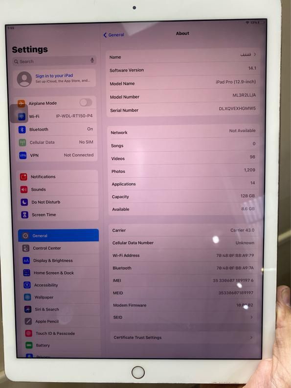 ipad 12.9|تبلت|تهران, جمهوری|دیوار