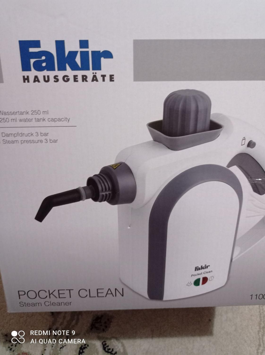 بخار شور fakir pocket clean نو|جاروبرقی، جارو شارژی، بخارشو|تهران, فاطمی|دیوار