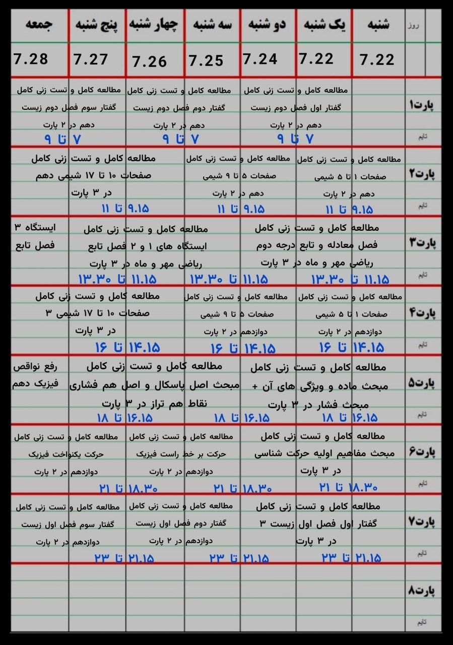 مشاوره و برنامه ریزی تخصصی امتحانات نهایی و کنکور|خدمات آموزشی|تهران, اقدسیه|دیوار