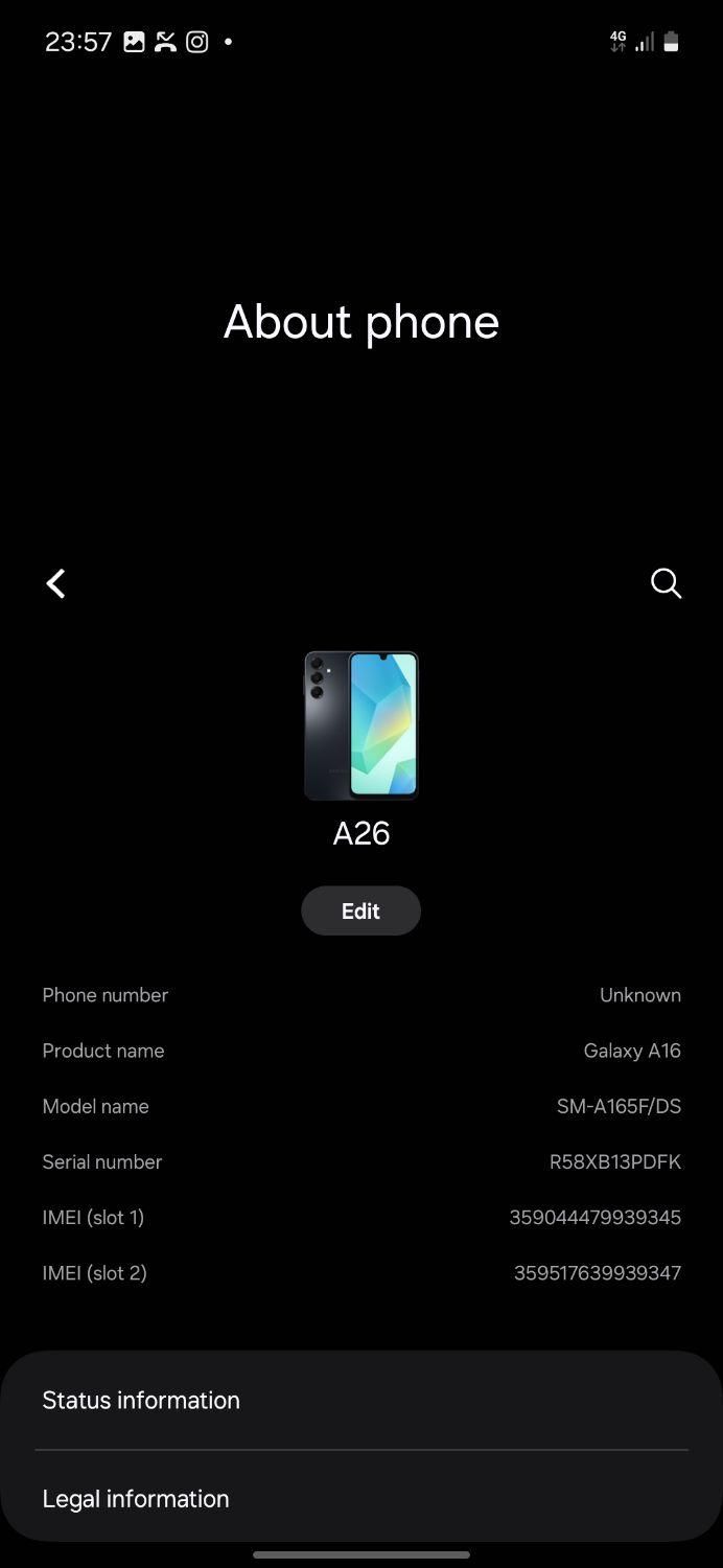 سامسونگ galaxy a16 4g با حافظهٔ ۲۵۶ گیگابایت|موبایل|تهران, آذربایجان|دیوار