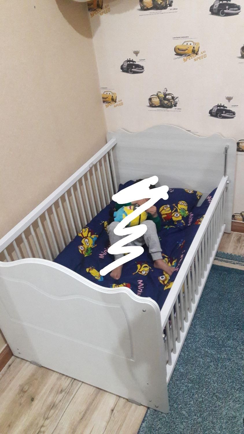 تخت کودک سالم|تخت و سرویس خواب|کرج, مارلیک|دیوار