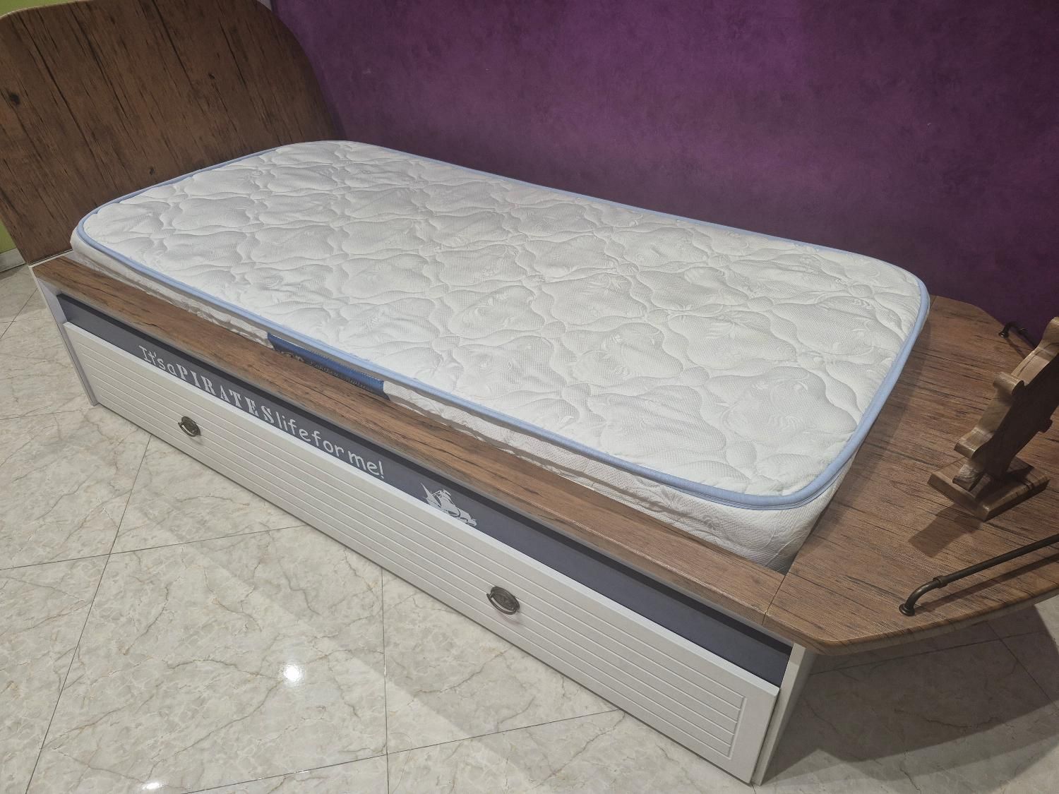 سروریس خواب نوجوان و کودک نوزاد مدل کشتی ملوان|تخت و سرویس خواب|کرج, شهرک جهان‌نما|دیوار