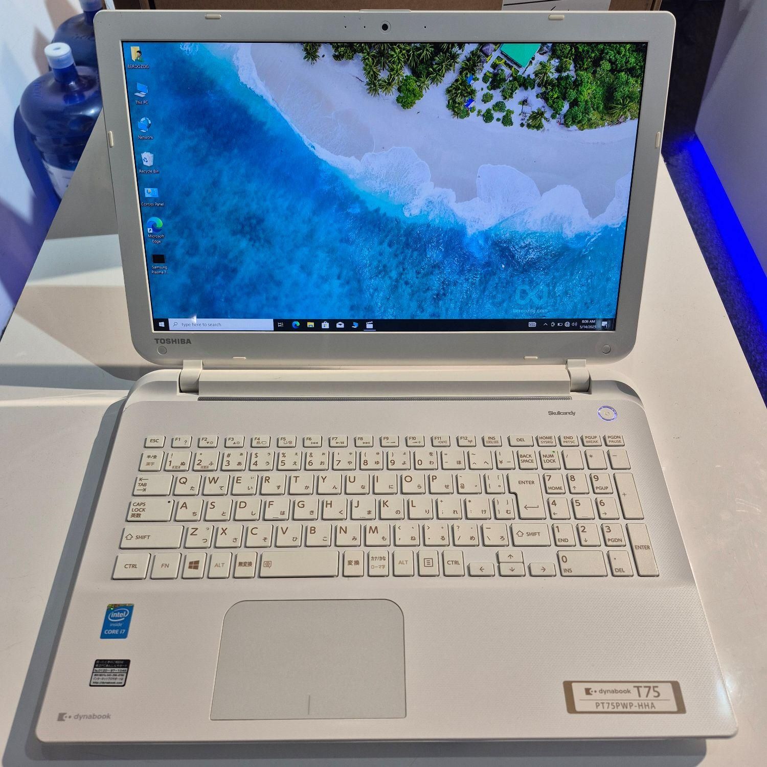 لپتاپ سفید رنگ Core i7 مشابه نو باگارانتی|رایانه همراه|تهران, میرداماد|دیوار