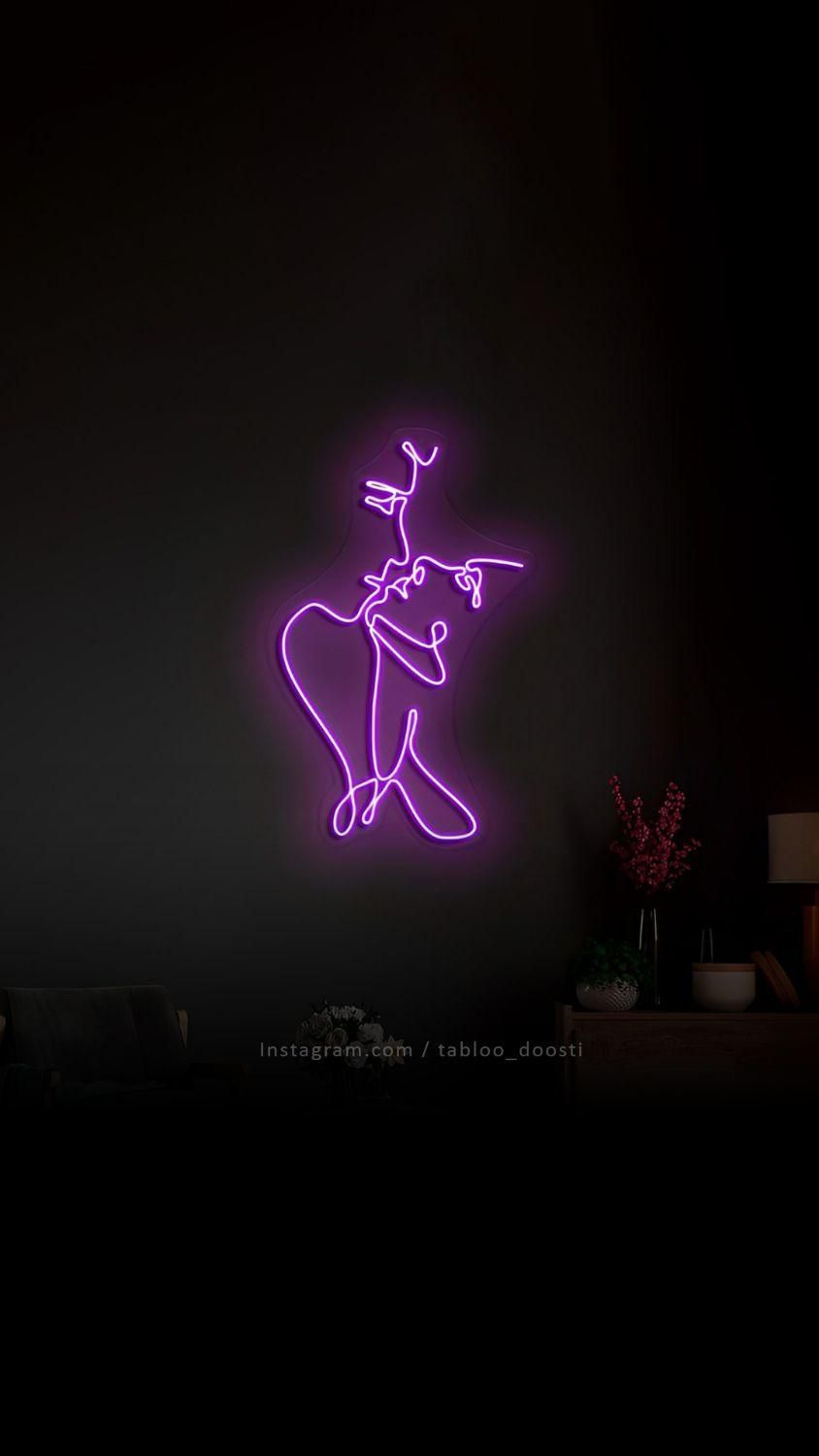تابلو LED نئون برجسته چنلیوم تابلو سازی|فروشگاه و مغازه|اصفهان, مرداویج|دیوار