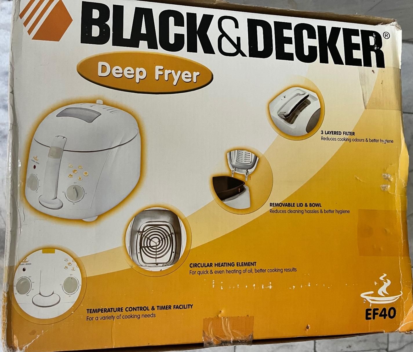 سرخ کن بلک انددکر (BLACK&DECKER) داخل کارتن آکبند|اجاق گاز و لوازم برقی پخت‌وپز|تهران, سعادت‌آباد|دیوار