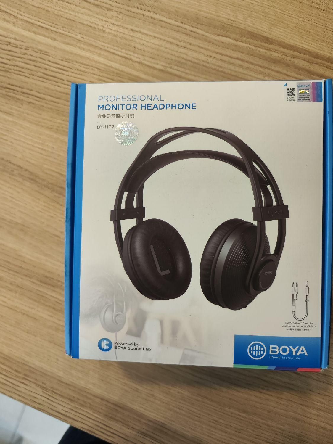 هدفون مانیتورینگ بویا مدل Boya By hp2|صوتی و تصویری|تهران, نیلوفر|دیوار