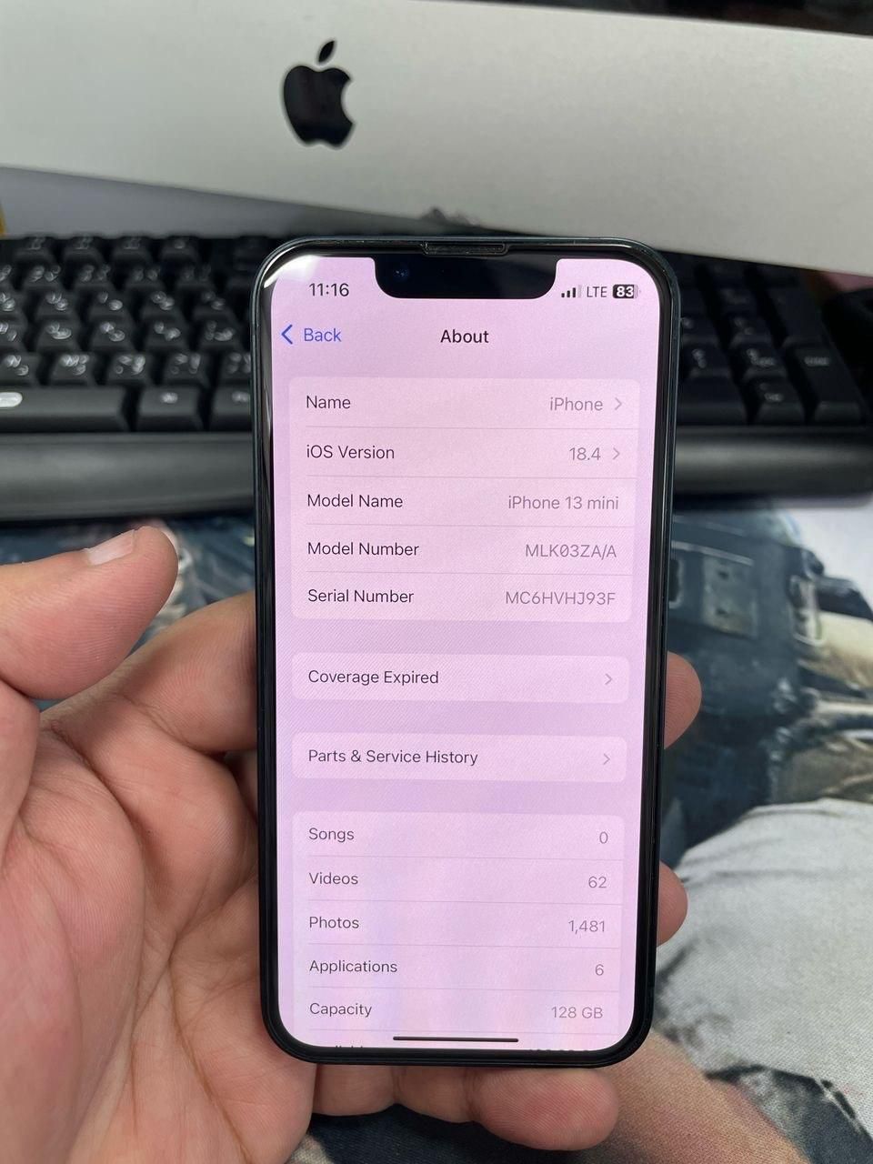 iphone 13mini 128GB|موبایل|تهران, نیرو هوایی|دیوار
