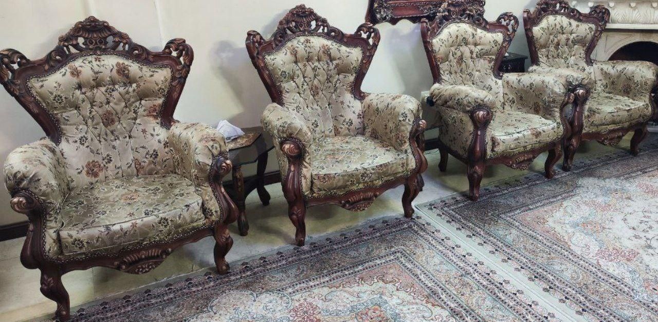 ست مبل  به همراه بوفه و میزناهارخوری|مبلمان خانگی و میز عسلی|تهران, امانیه|دیوار