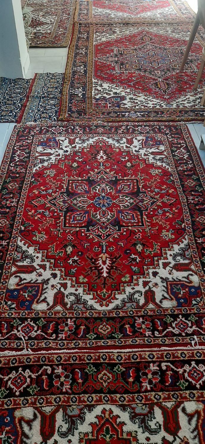 یک جفت بارماخ توخوش گالیچه نقشه تاجری|فرش|تبریز, |دیوار