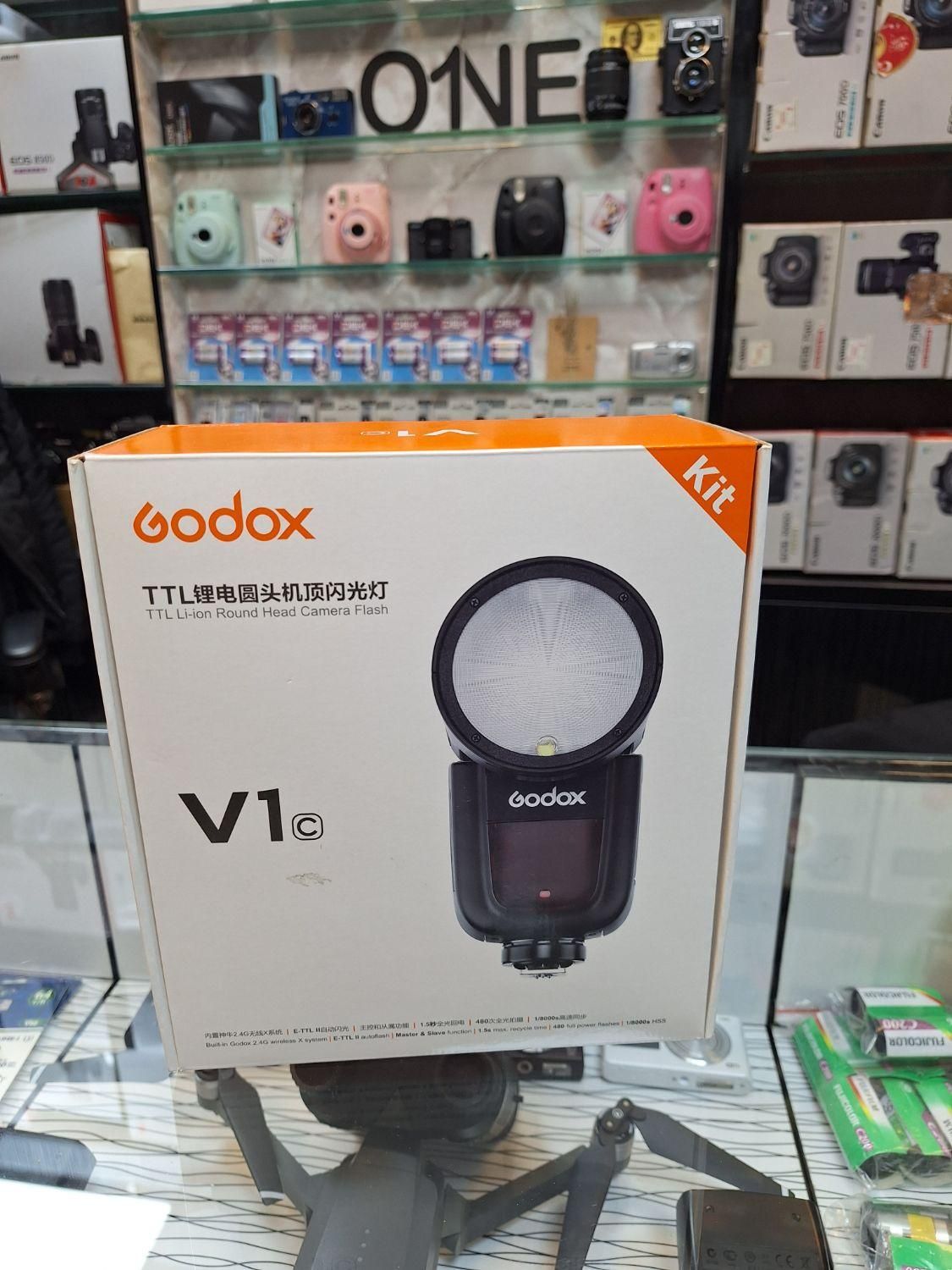 فلش اکسترنال گودکس برای کنون Godox V1|دوربین عکاسی و فیلم‌برداری|تهران, فردوسی|دیوار