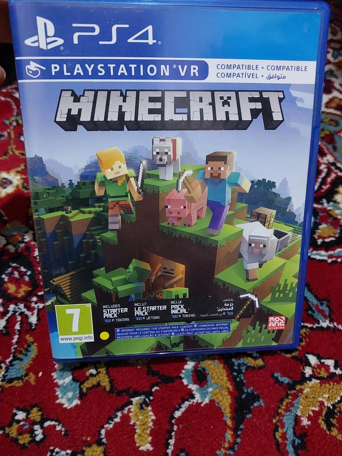 بازی mincraft ماینکرافت برای ps4وps5 همراه نسخه VR|کنسول، بازی ویدئویی و آنلاین|تهران, بلورسازی|دیوار