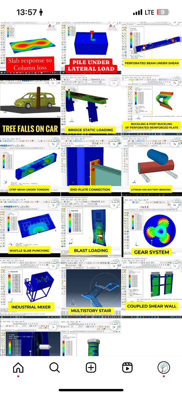 انجام پروژه آباکوس و ایتبس (Abaqus&Etabs)|خدمات آموزشی|تهران, دانشگاه تهران|دیوار