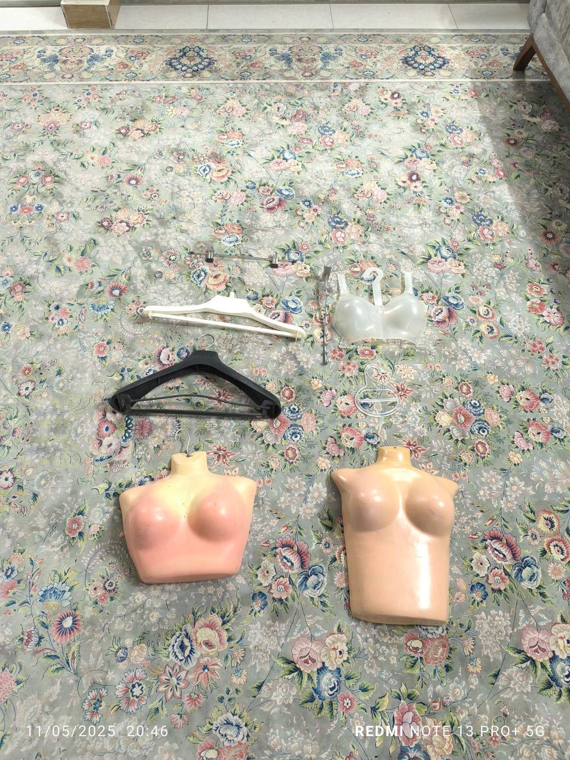 تعدادی چوب لباسی ومانکن لباس زیر ورگال تیله ای و..|فروشگاه و مغازه|تهران, شهرک تختی|دیوار