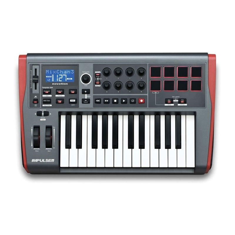 میدی کنترلر Novation Impulse 25 هدفون|پیانو، کیبورد، آکاردئون|تهران, ده‌ونک|دیوار