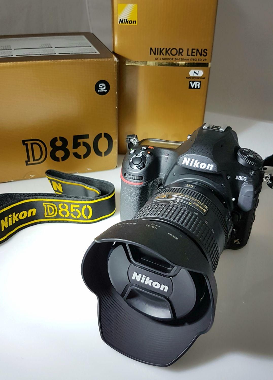 دوربین عکاسی نیکون Nikon D850 با لنز 120-24|دوربین عکاسی و فیلم‌برداری|تهران, اکباتان|دیوار