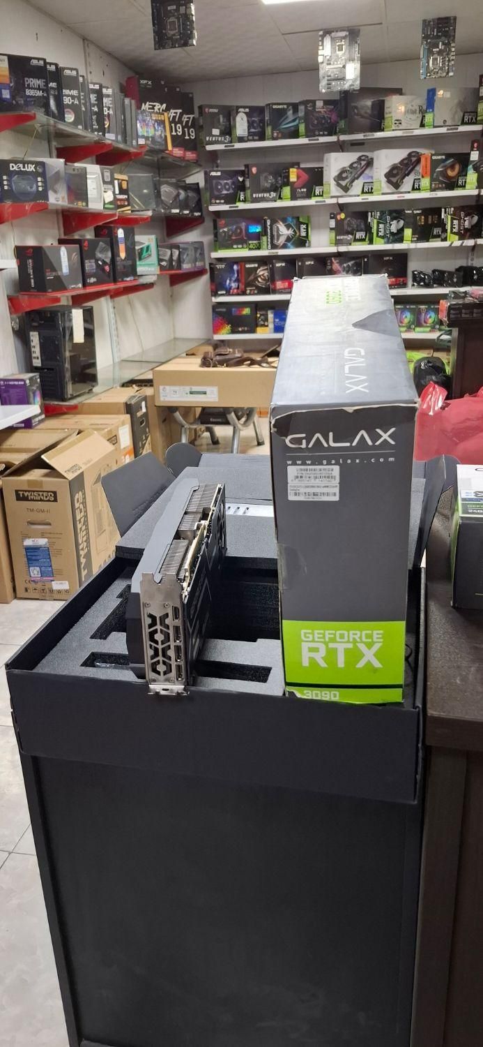 کارت گرافیک چهار فن geforce rtx 3090 galax غیرماین|قطعات و لوازم جانبی رایانه|تهران, آذربایجان|دیوار