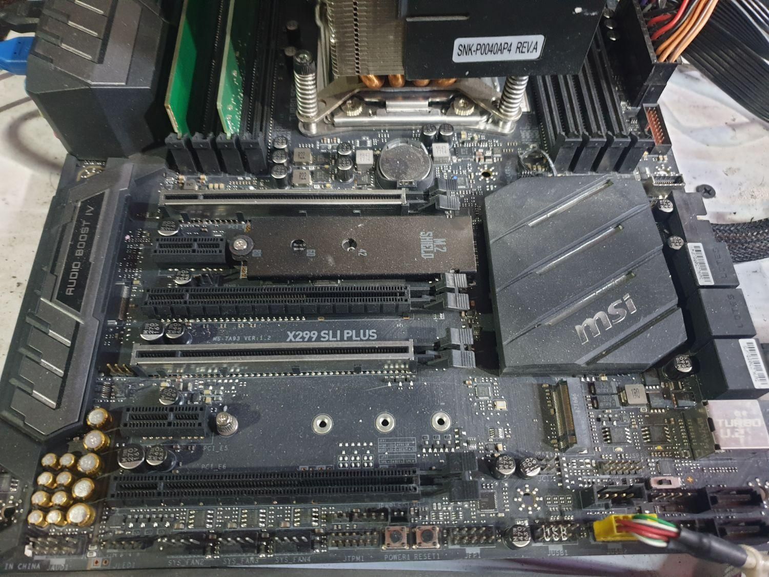 مادربرد x299 sli plus msi و 7800x|قطعات و لوازم جانبی رایانه|تهران, اوقاف|دیوار