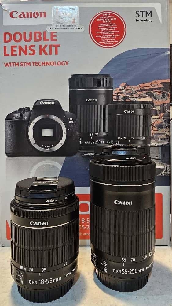 دوربین عکاسی Canon 700D Made in Japan+Kit 2 Lens|دوربین عکاسی و فیلم‌برداری|تهران, یوسف‌آباد|دیوار